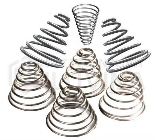 Hình ảnh lò xo nén hình côn